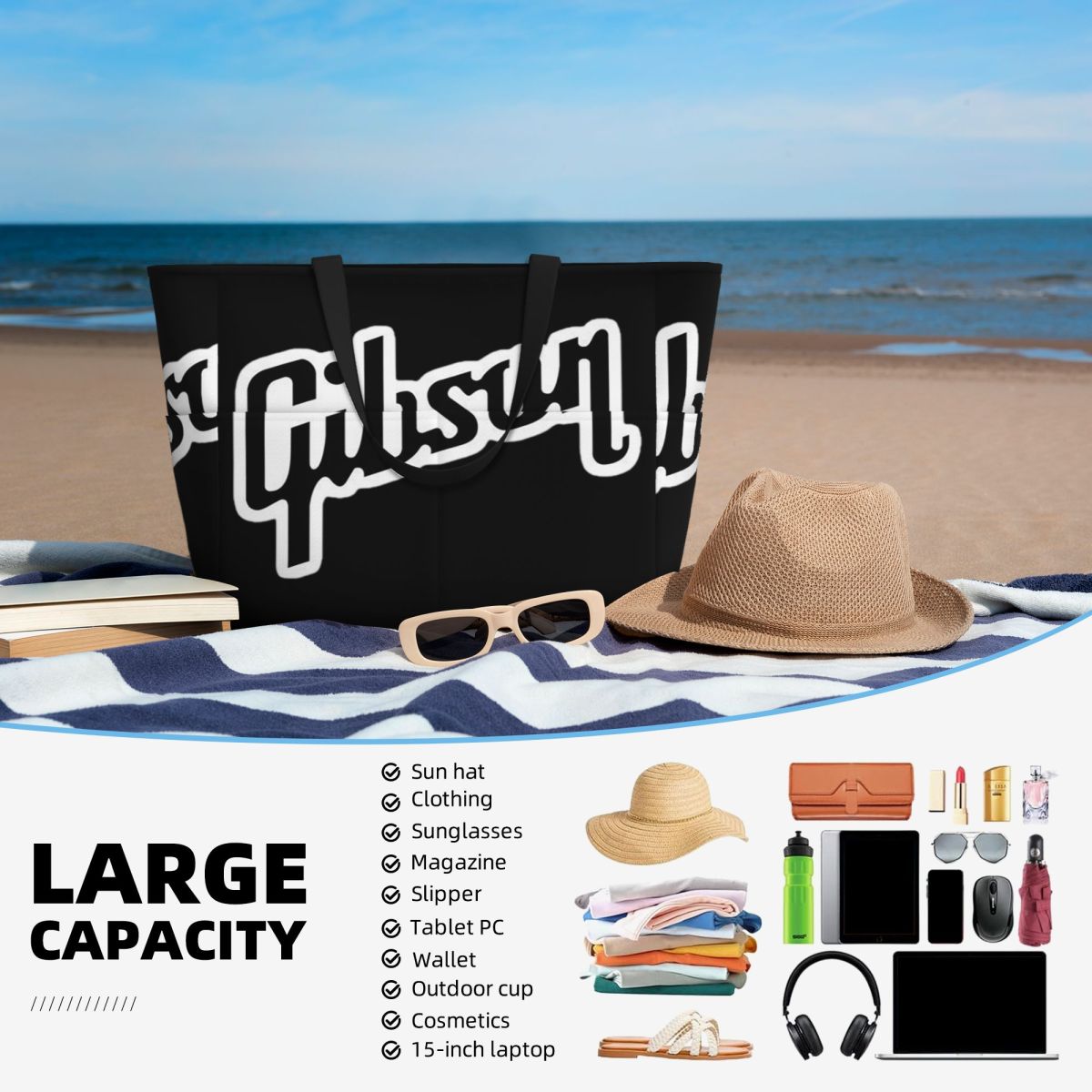 Gibsons Music 1894 Logo Beach  - Yoga Fitness Music review and price