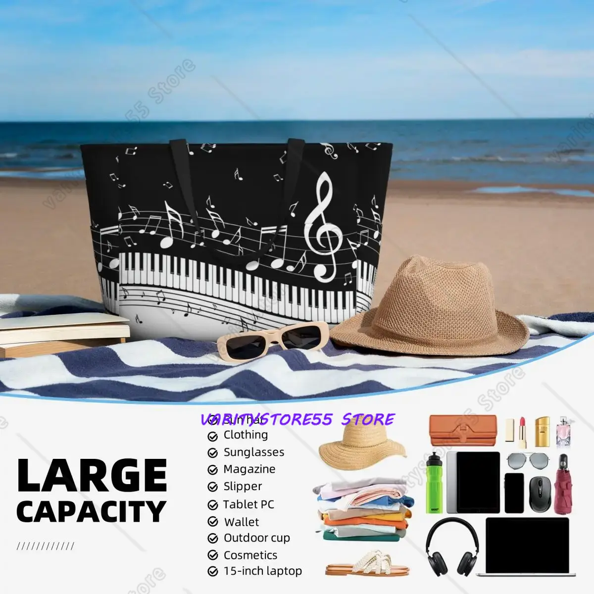 Abstract Piano Keys With Music - Yoga Fitness Music review and price