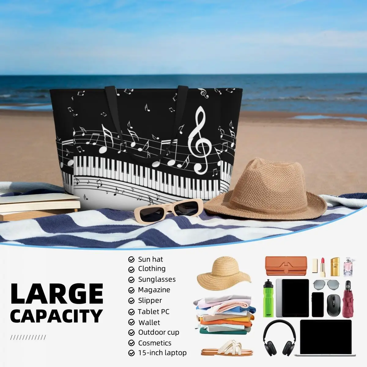 Abstract Piano Keys With Music - Yoga Fitness Music review and price