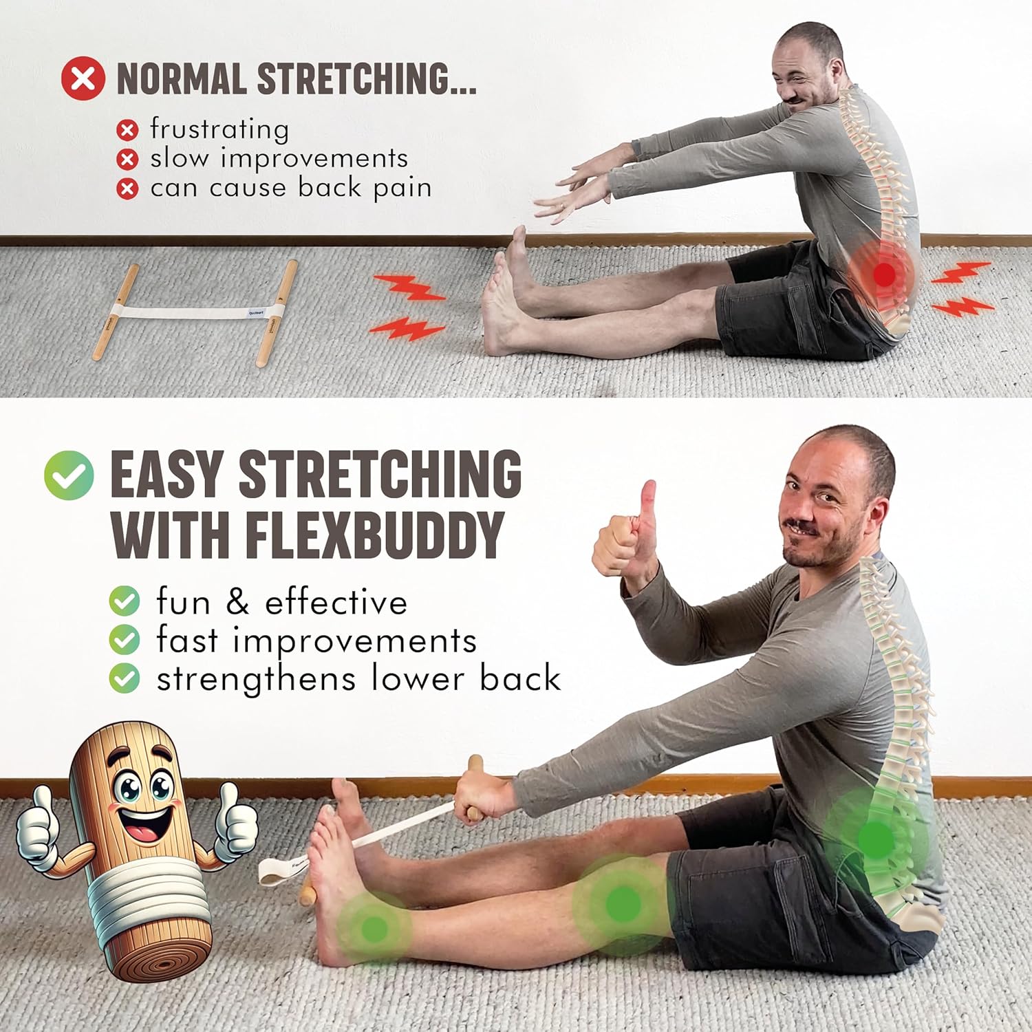 Hamstring Stretcher Adjustable - Yoga And Fitness review and price