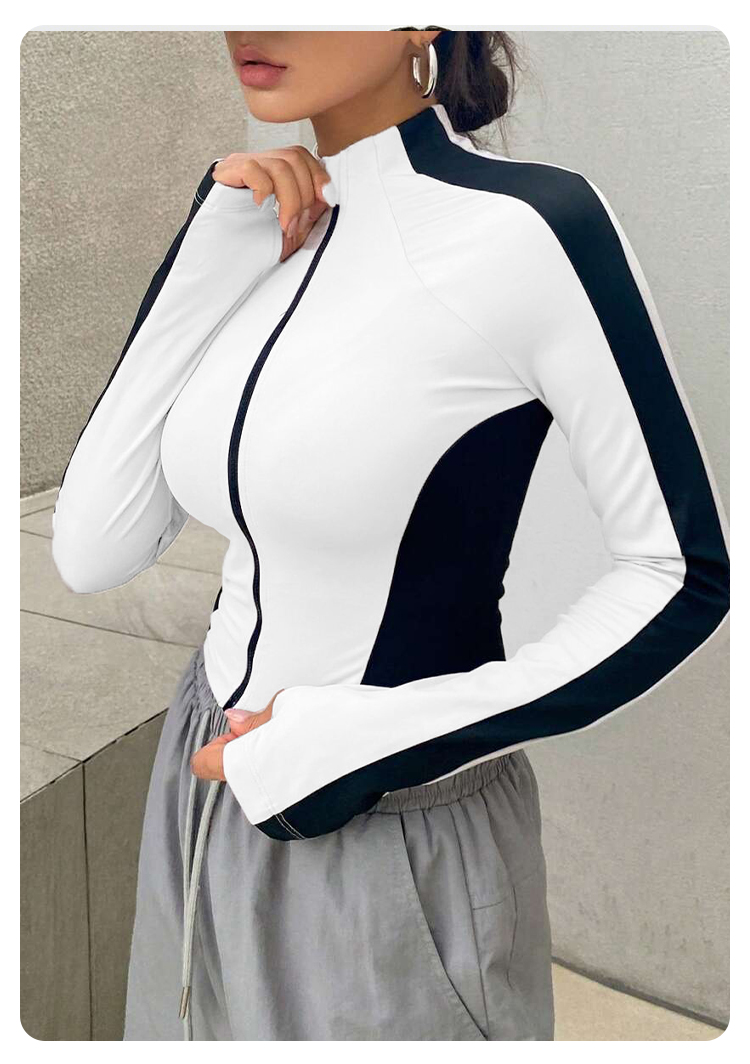 Yoga Clothes Stand Up Collar J - Yoga And Fitness review and price