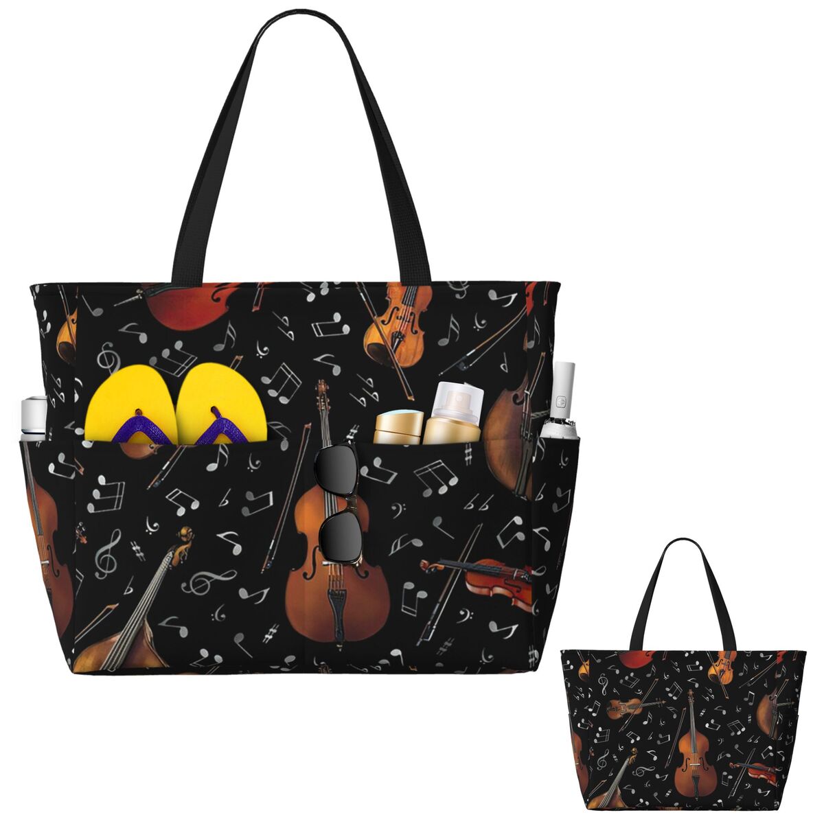 Violin Music Notes On Black Be - Yoga Fitness Music review and price