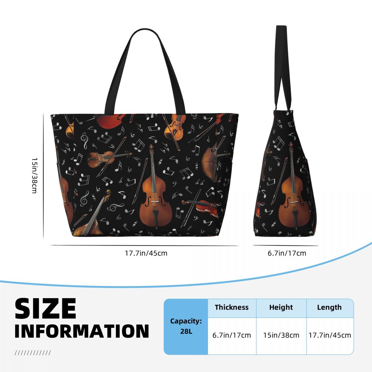 Violin Music Notes On Black Be - Yoga Fitness Music review and price