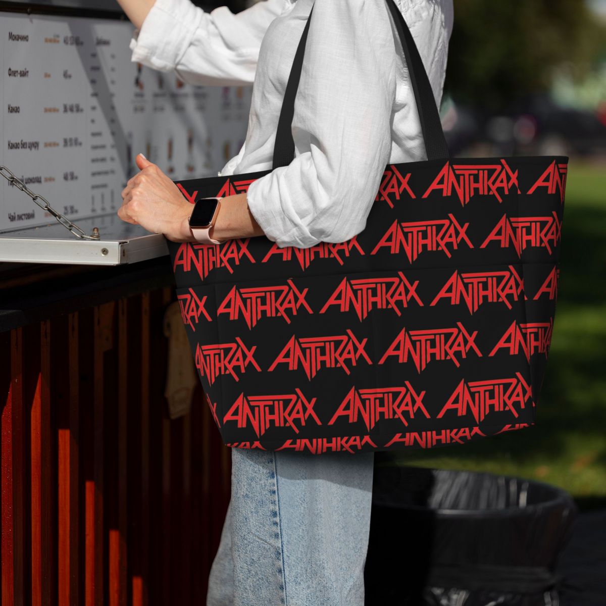 Anthrax Music Band Logo Beach  - Yoga Fitness Music review and price