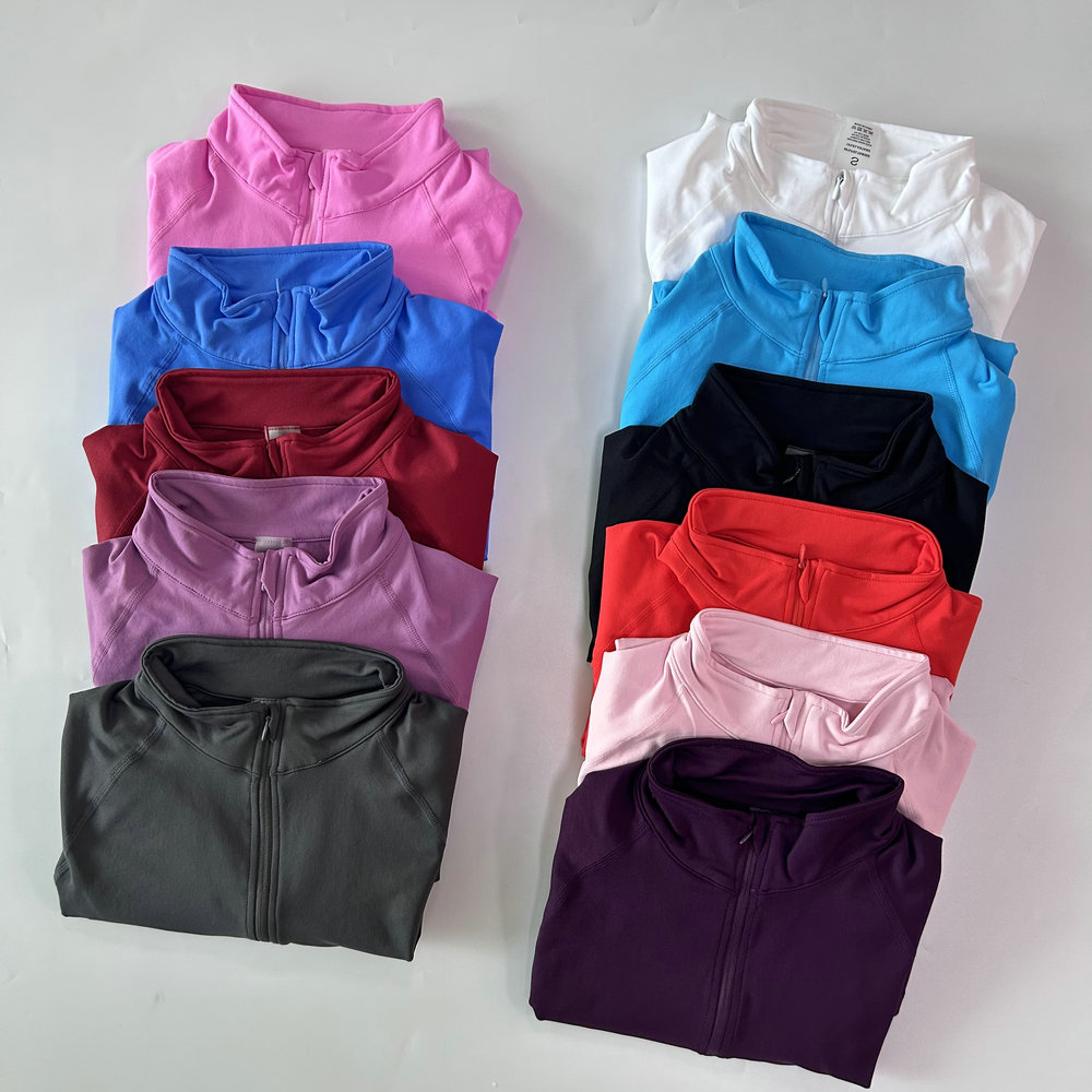 No Logo Yoga Jacket With Half  - Yoga And Fitness review and price