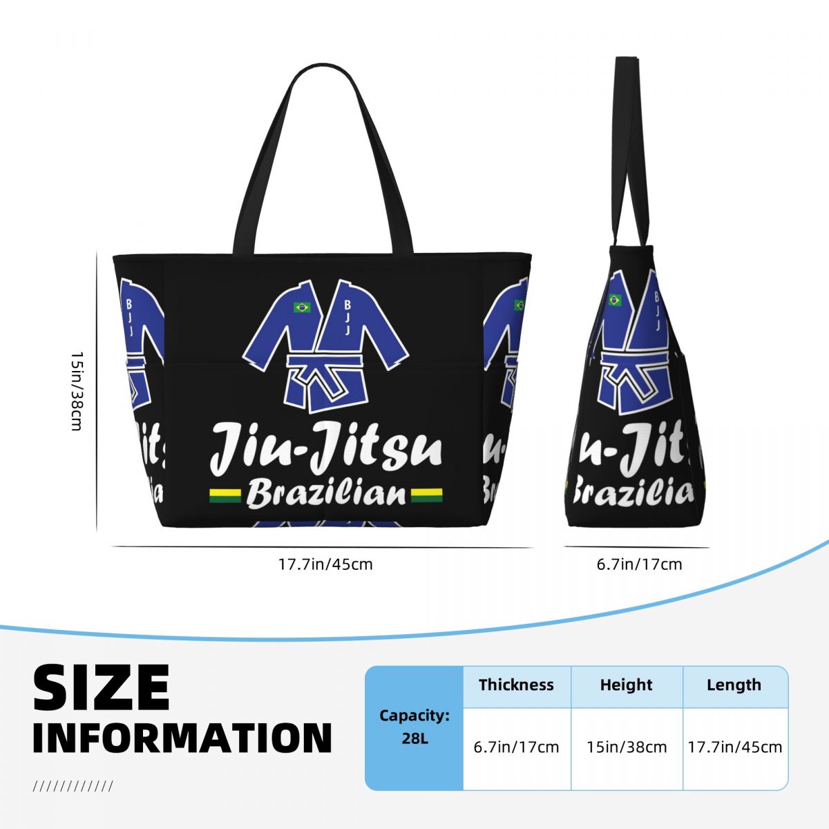 Jiu-Jitsu Beach Tote Bag Sport - Yoga Fitness Jiu Jitsu review and price